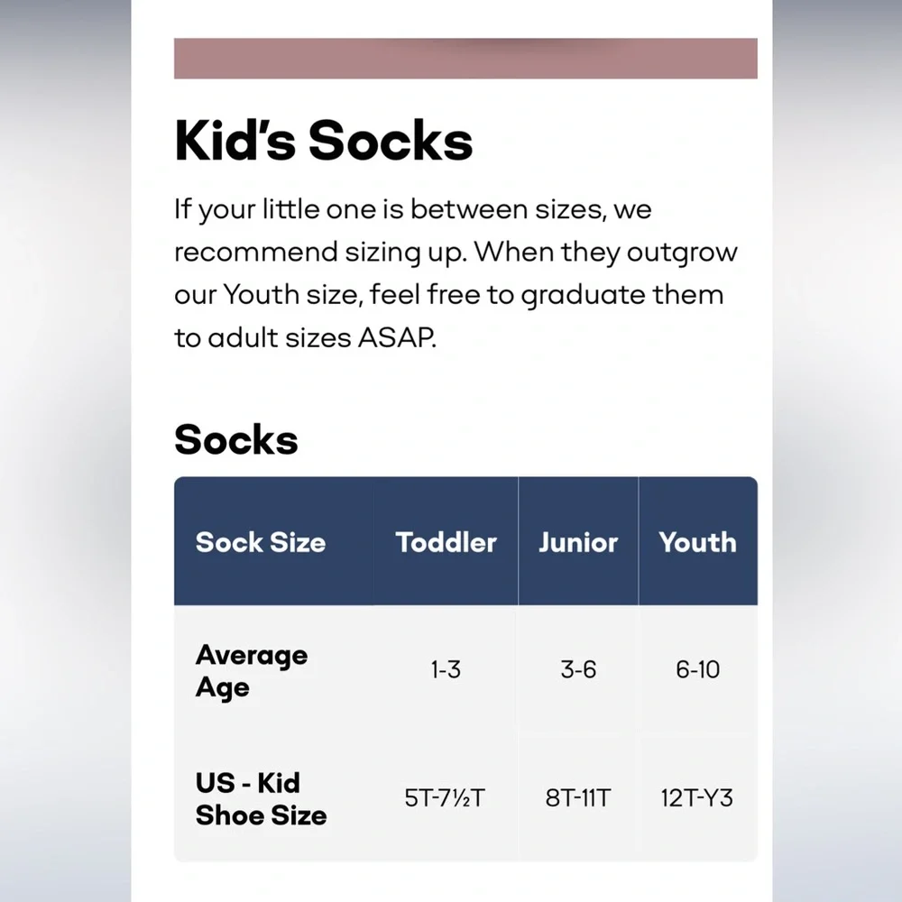 Bombas Blue Gradient Youth Socks